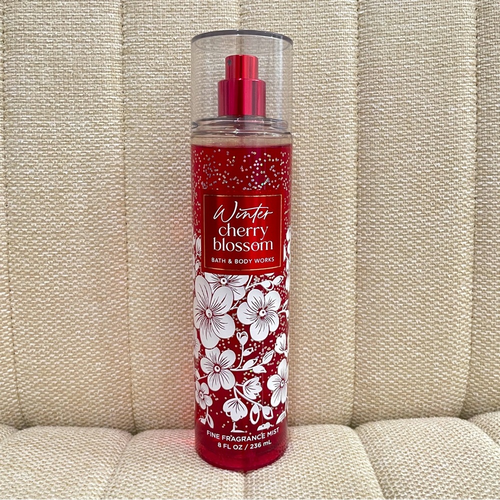 NEW Bath & Body Works Winter Cherry Blossom Fine Fragrance Mist 8 fl oz Spray